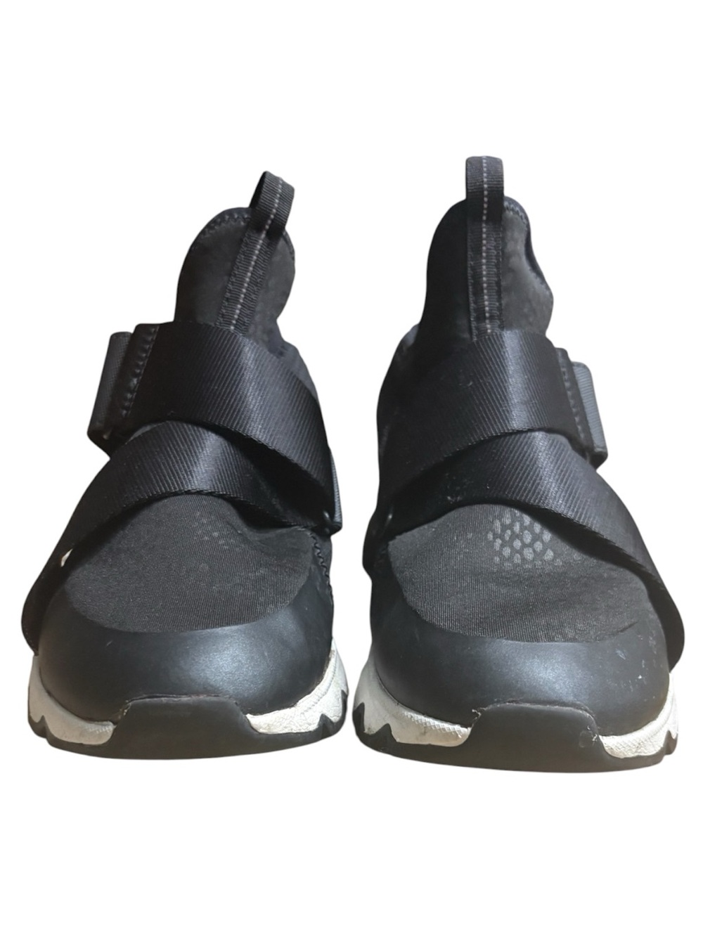 SOREL Kinetic Sneak Slip-On Sneakers with Strap Detail in Black/Yellow Size 7 - Picture 4 of 9